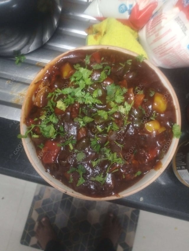 Delicious Veg Manchurian (Dry) prepared by COOX