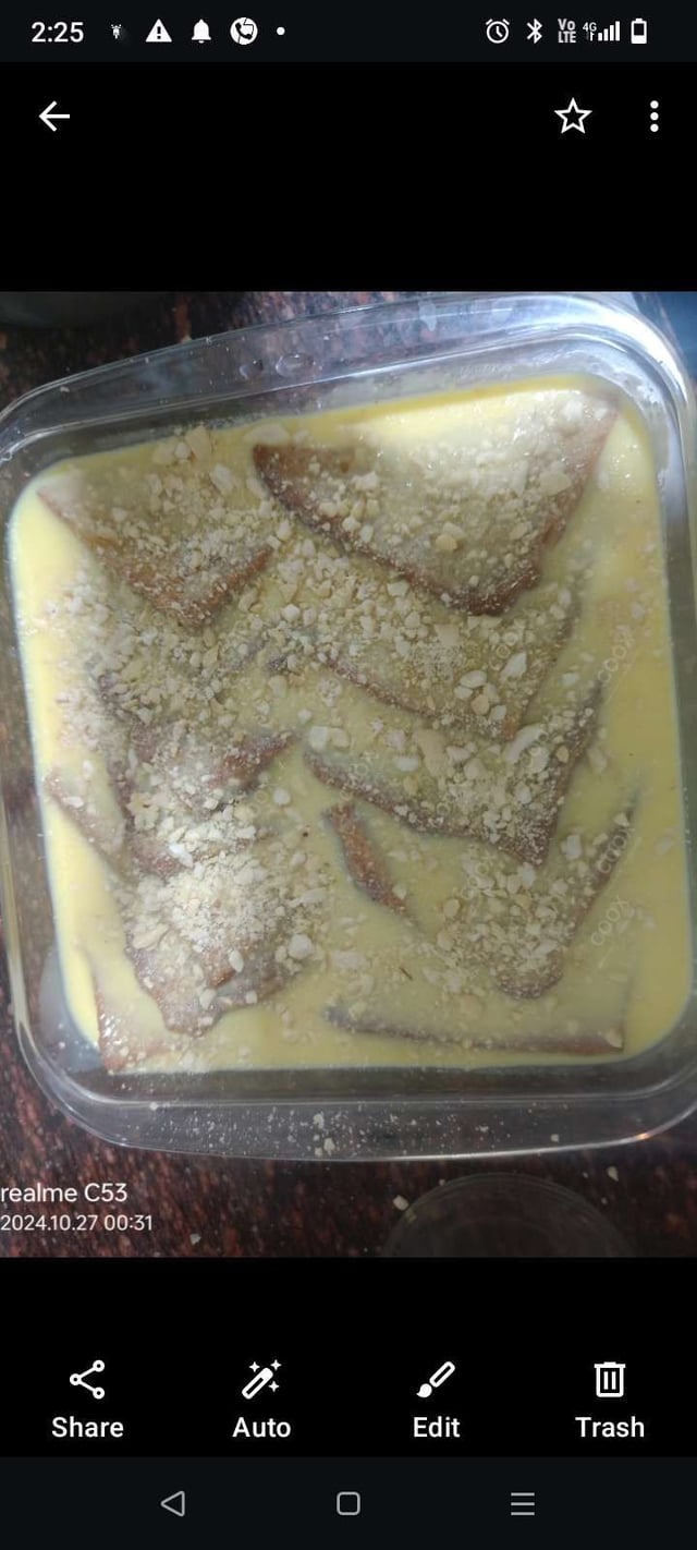 Delicious Shahi Tukda prepared by COOX