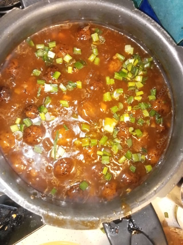 Delicious Veg Manchurian (Gravy) prepared by COOX