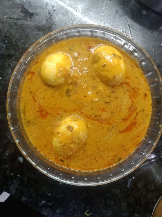 Delicious Egg Curry prepared by COOX