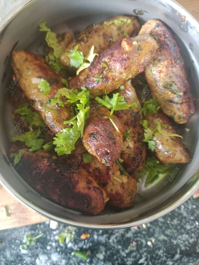 Delicious Chicken Seekh Kebab prepared by COOX