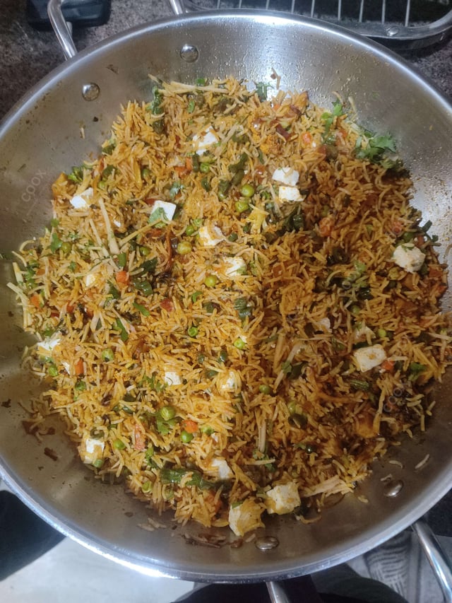 Delicious Veg Biryani prepared by COOX