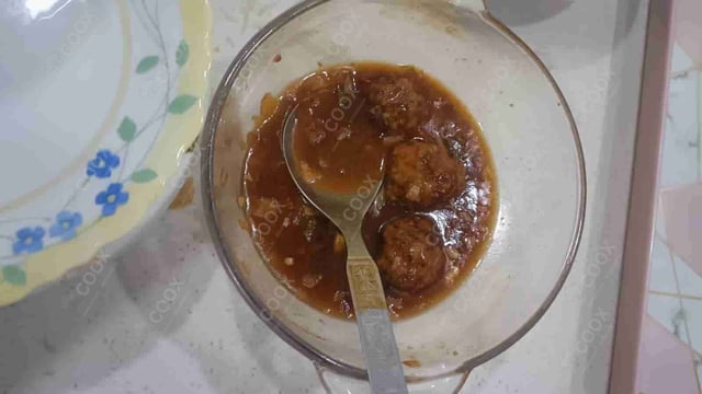 Delicious Veg Manchurian (Gravy) prepared by COOX