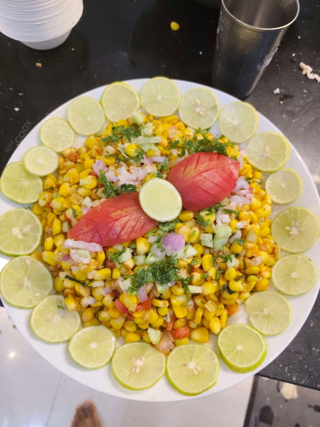 Delicious Corn Chaat prepared by COOX