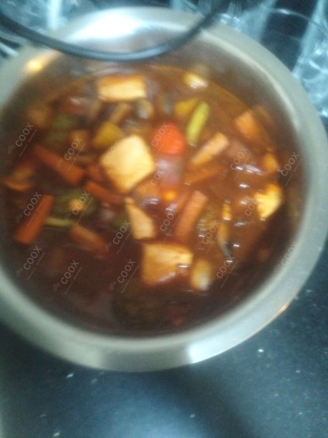 Delicious Chilli Paneer (Gravy) prepared by COOX