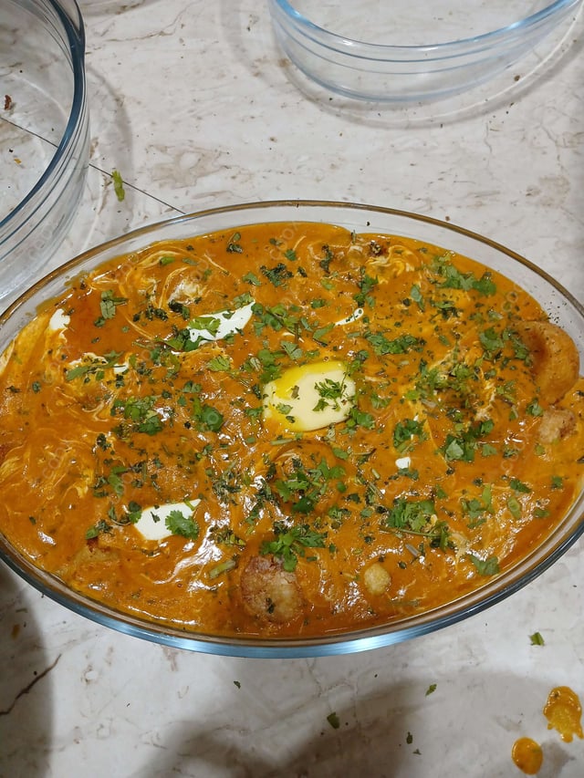 Delicious Malai Kofta (Orange Gravy) prepared by COOX