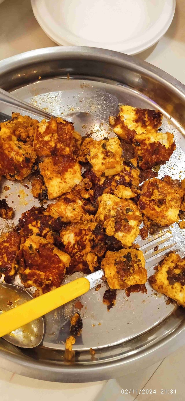 Delicious Paneer Tikka prepared by COOX