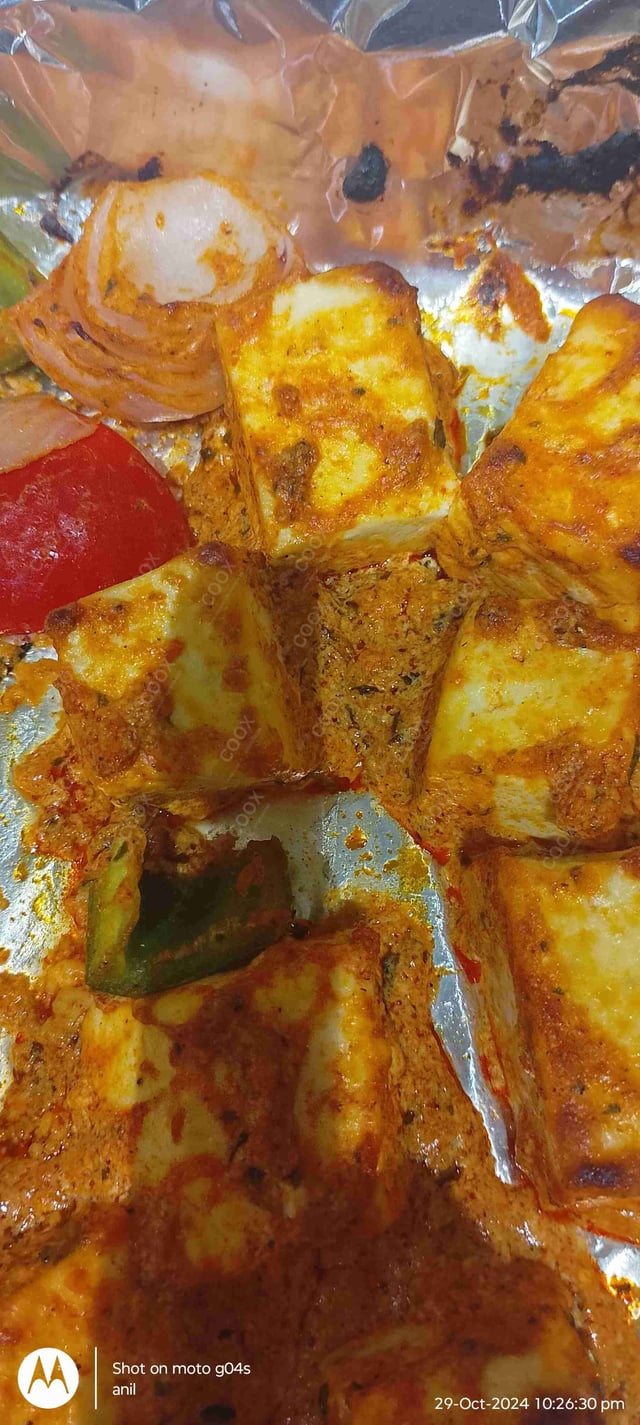 Delicious Paneer Tikka prepared by COOX