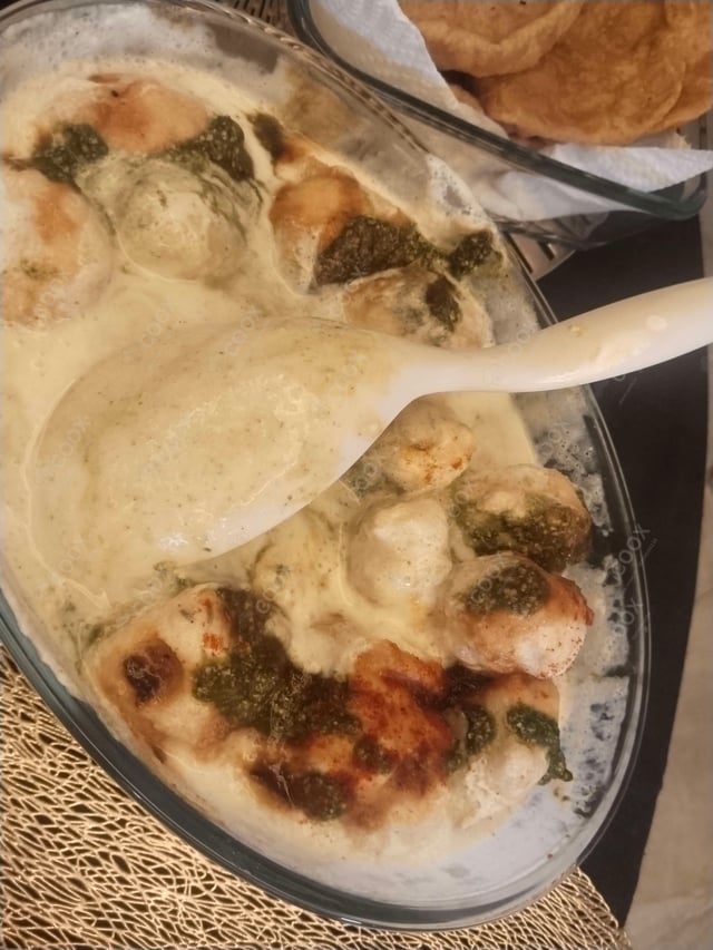 Delicious Dahi Bhalla prepared by COOX