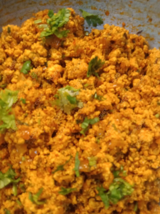 Delicious Paneer Bhurji prepared by COOX