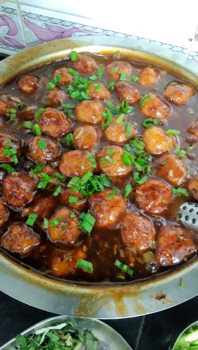 Delicious Veg Manchurian (Gravy) prepared by COOX