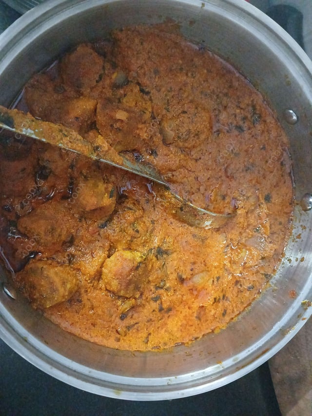 Delicious Gatte ki Sabzi prepared by COOX