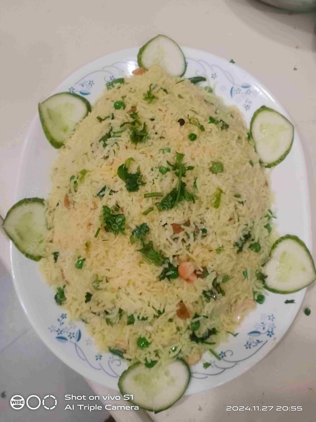 Delicious Veg Pulao prepared by COOX