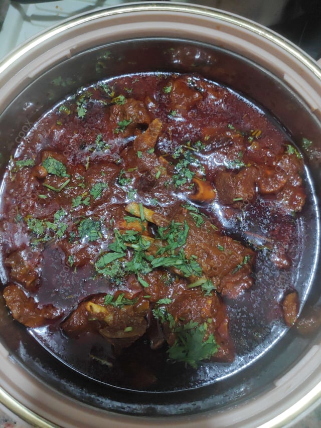 Delicious Mutton Rogan Josh prepared by COOX