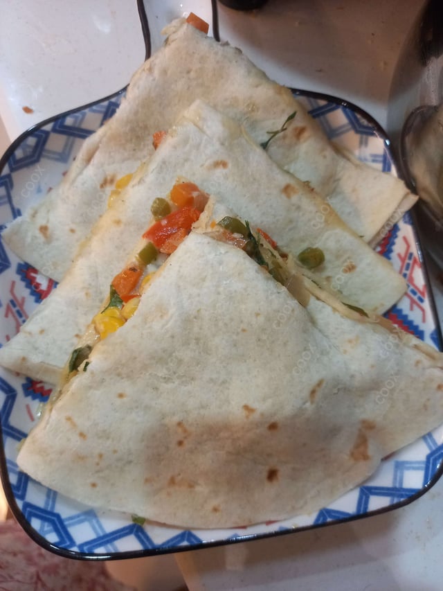 Delicious Veg Quesadillas prepared by COOX