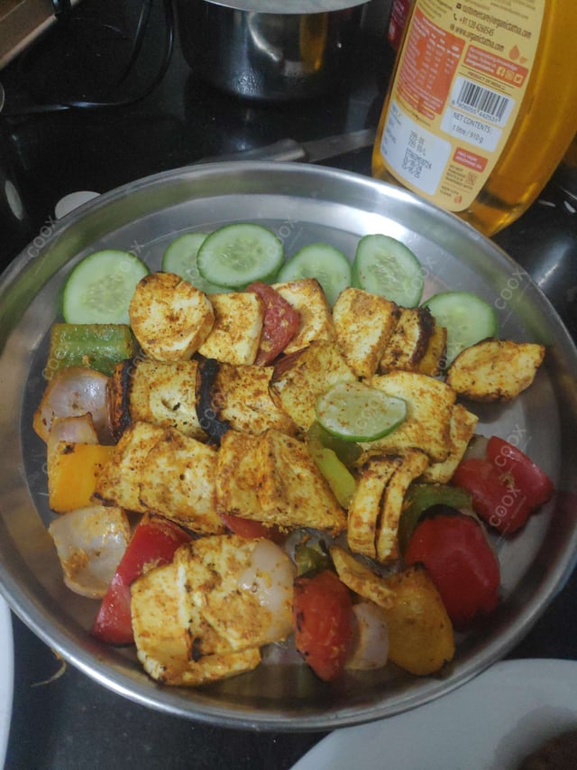 Delicious Paneer Tikka prepared by COOX