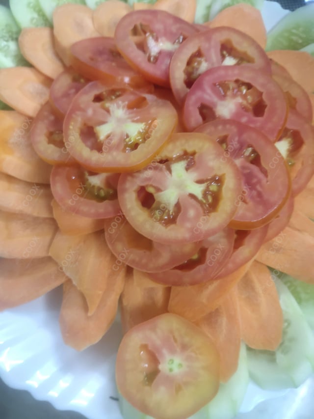 Delicious Salad, Papad prepared by COOX