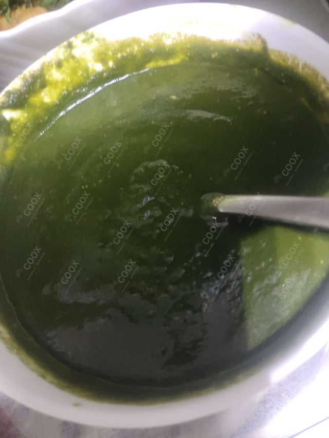 Delicious Green Chutney prepared by COOX