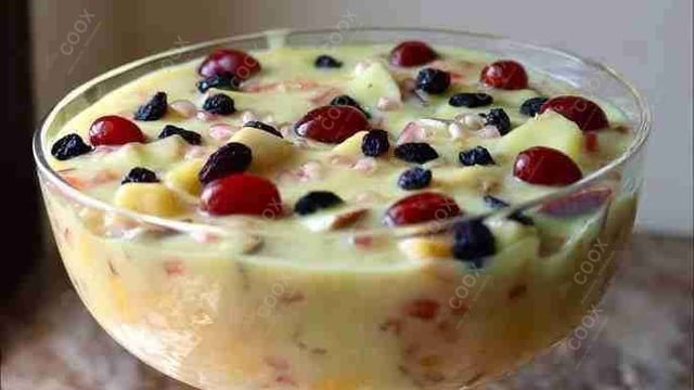 Delicious Fruit Custard prepared by COOX