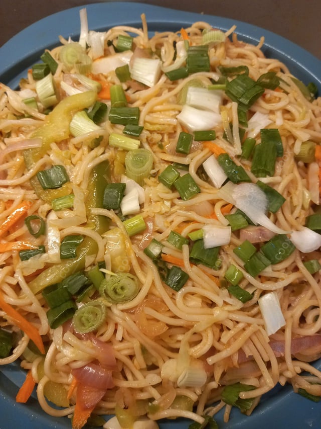 Delicious Veg Hakka Noodles prepared by COOX