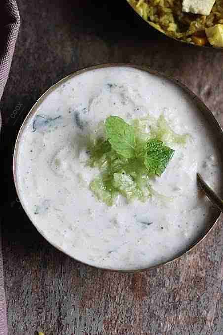 Delicious Cucumber Raita prepared by COOX