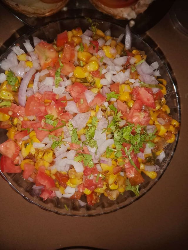 Delicious Corn Chaat prepared by COOX