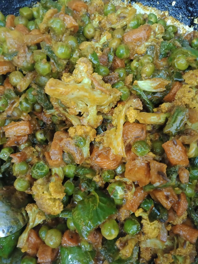 Delicious Mix Veg prepared by COOX