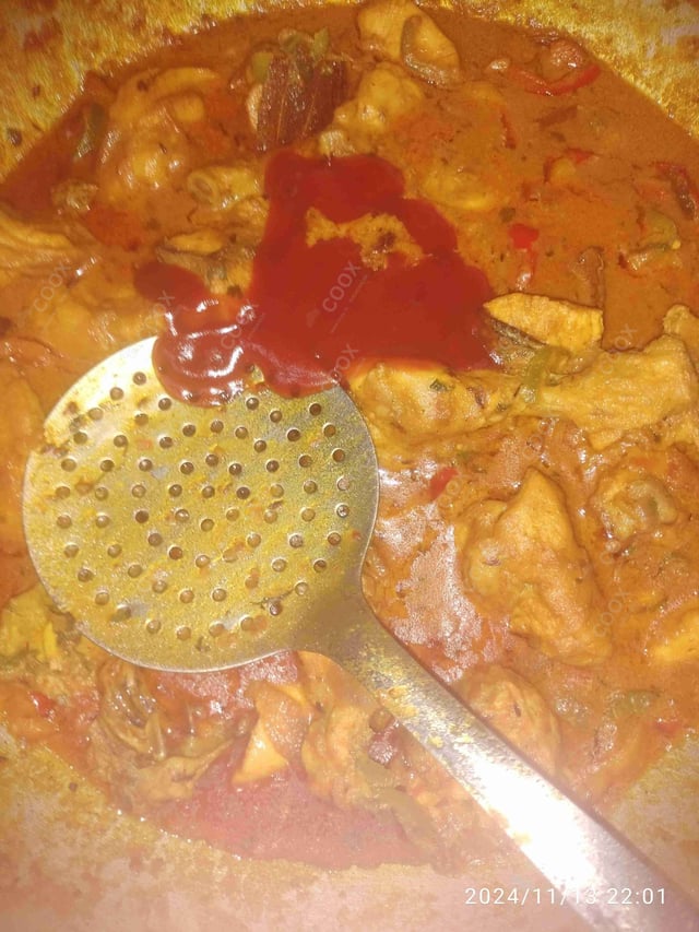 Delicious Kadhai Chicken prepared by COOX