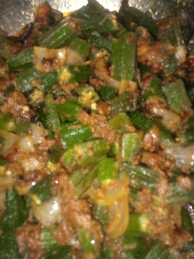 Delicious Bhindi do Pyaza prepared by COOX