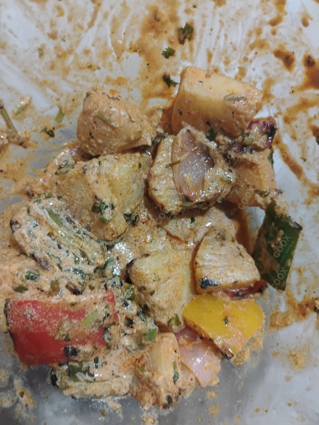 Delicious Paneer Tikka prepared by COOX