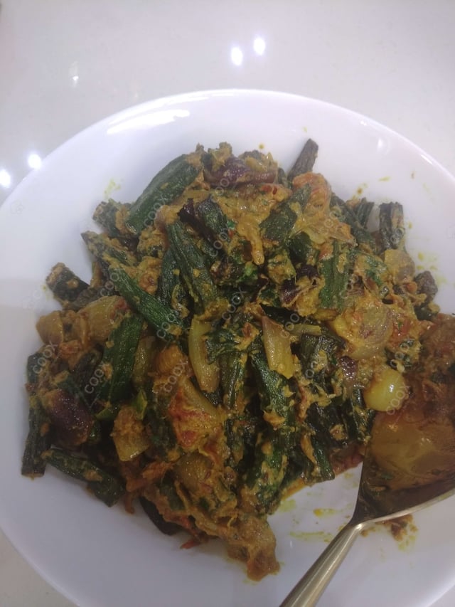 Delicious Bhindi do Pyaza prepared by COOX