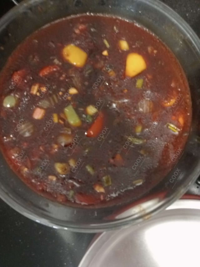 Delicious Veg Manchurian (Gravy) prepared by COOX