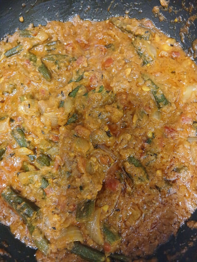 Delicious Bhindi do Pyaza prepared by COOX