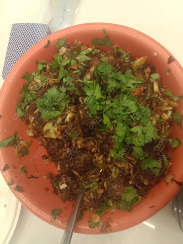 Delicious Veg Manchurian (Dry) prepared by COOX