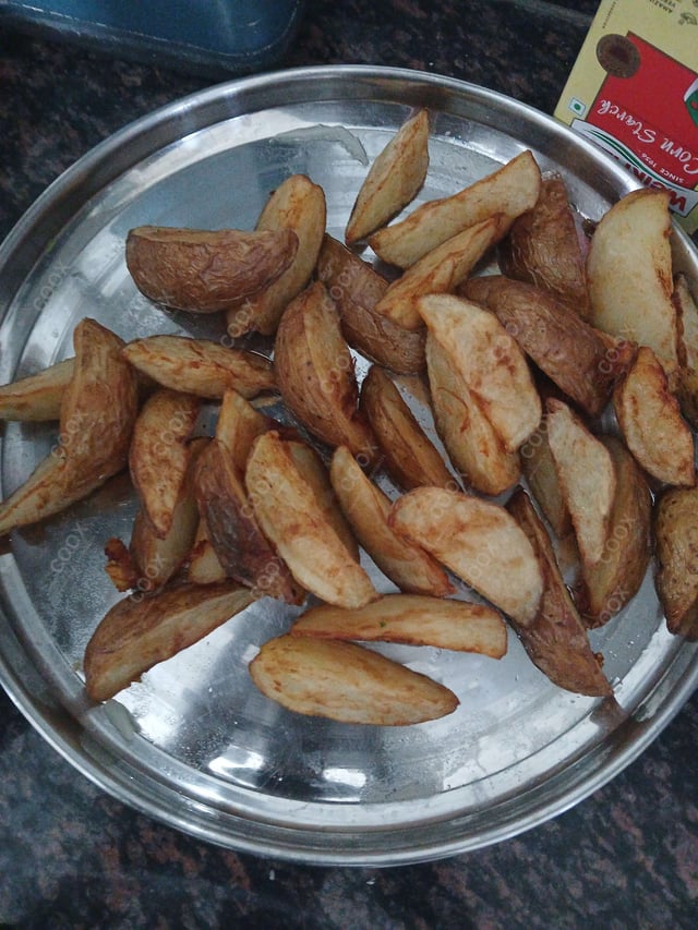 Delicious Potato Wedges prepared by COOX