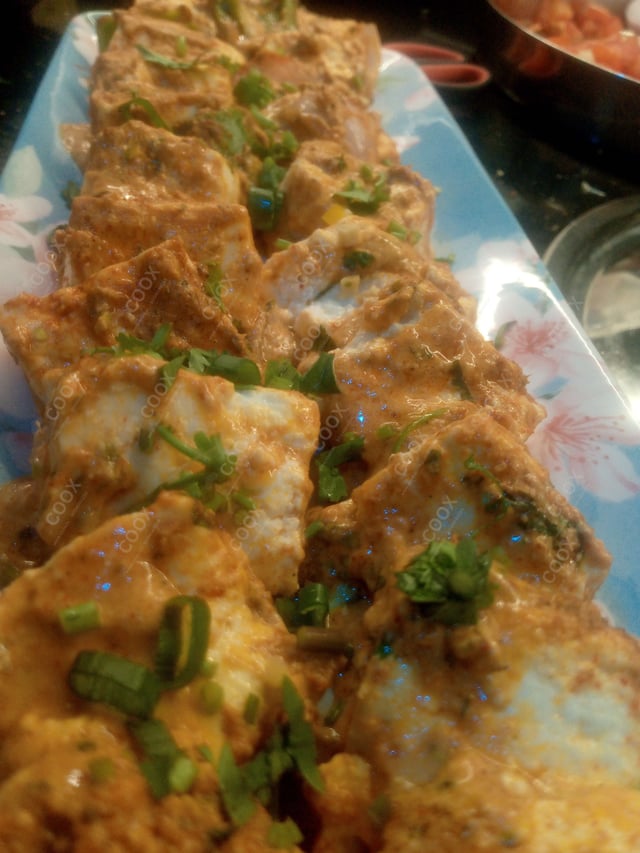 Delicious Paneer Tikka prepared by COOX