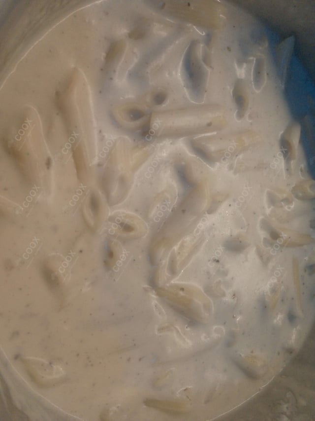 Delicious Pasta in White Sauce prepared by COOX