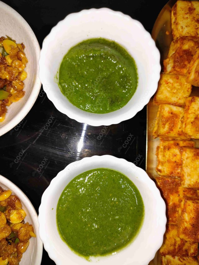 Delicious Green Chutney prepared by COOX