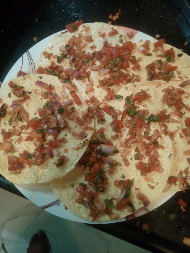 Delicious Masala Papad prepared by COOX