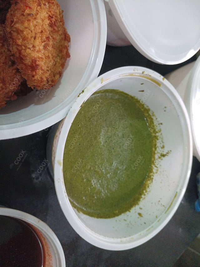 Delicious Green Chutney prepared by COOX