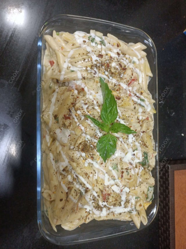 Delicious Pasta in White Sauce prepared by COOX