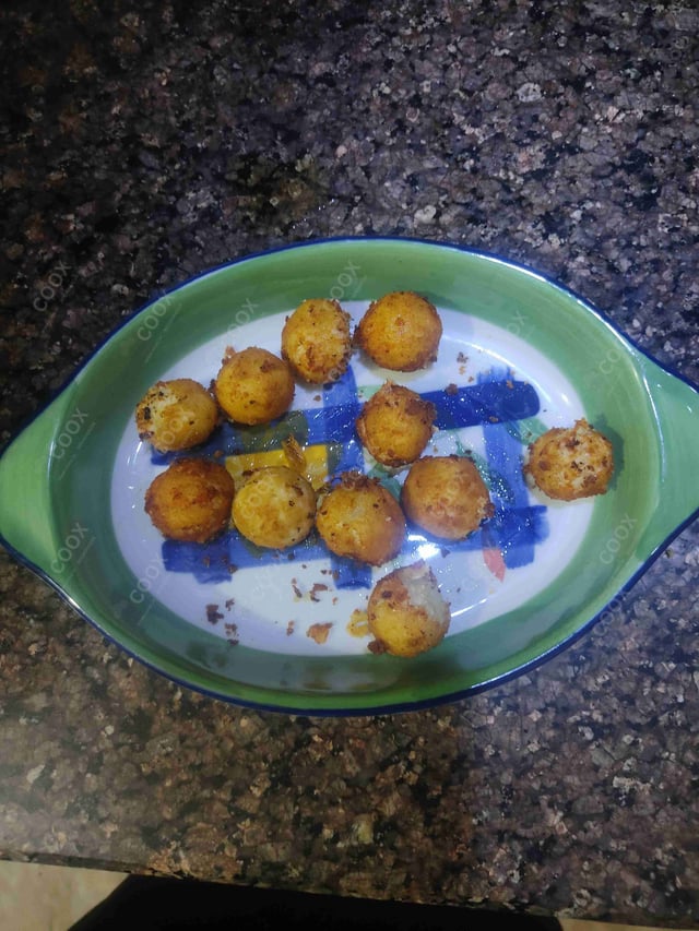 Delicious Fried Cheese Balls prepared by COOX