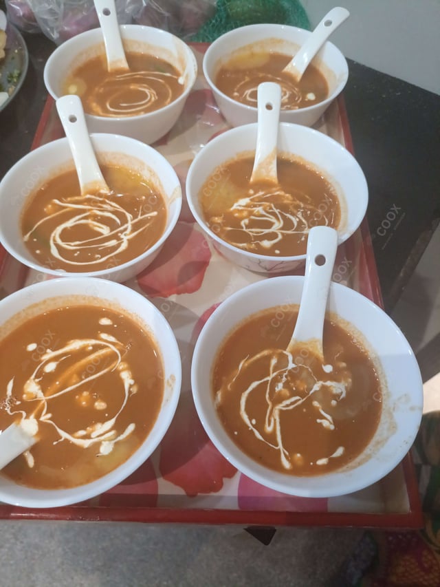 Delicious Tomato Basil Soup prepared by COOX