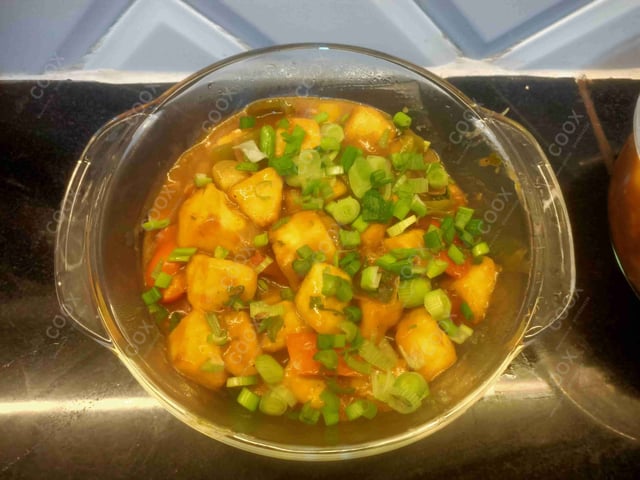 Delicious Chilli Paneer (Gravy) prepared by COOX