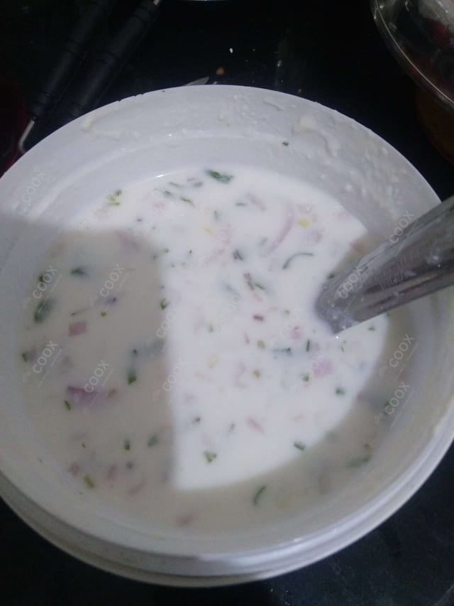 Delicious Plain Raita prepared by COOX