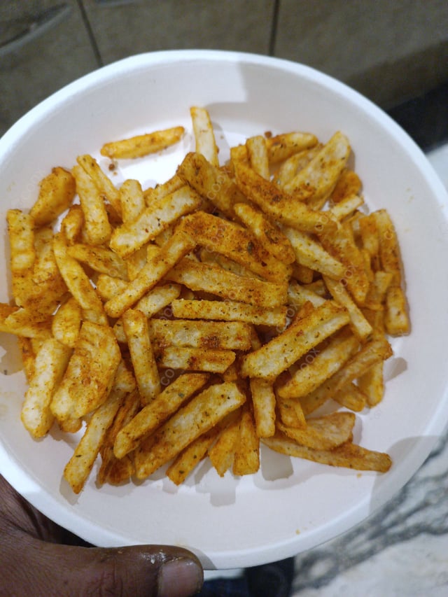 Delicious Peri Peri Fries prepared by COOX