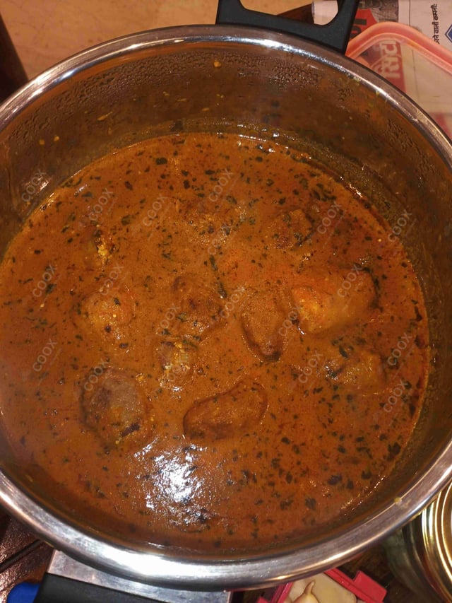 Delicious Methi Matar Malai prepared by COOX