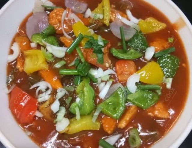 Delicious Mix Veg in Hot Garlic Sauce prepared by COOX