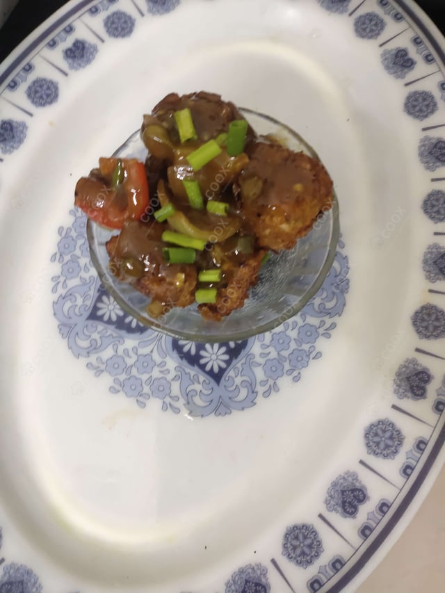 Delicious Veg Manchurian (Dry) prepared by COOX