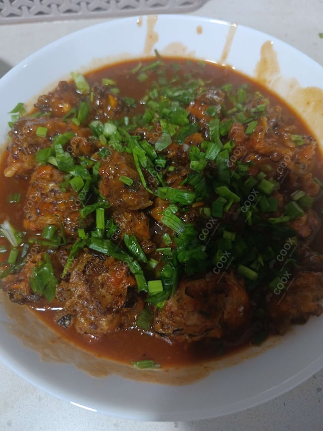 Delicious Veg Manchurian (Gravy) prepared by COOX